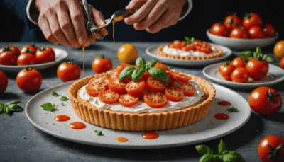 La technique secrète pour une tarte fine aux tomates parfaitement croustillante et estivale révélée par les chefs