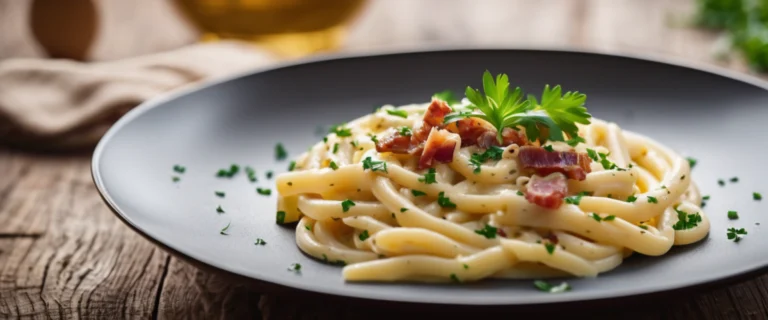 Pâtes carbonara crème : recette française